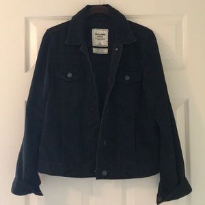 Black denim Abercrombie and Fitch jacket